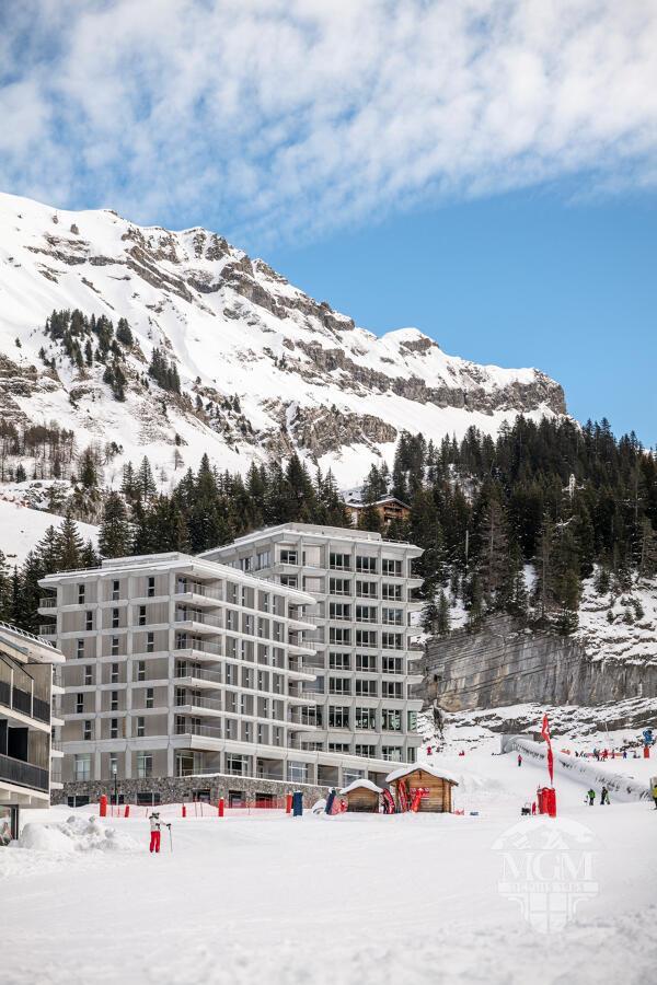 Ski verhuur Résidence Alhéna - Flaine - Buiten winter