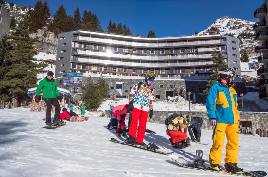 Location au ski Résidence Boutique Le Centaure - Flaine - Extérieur hiver