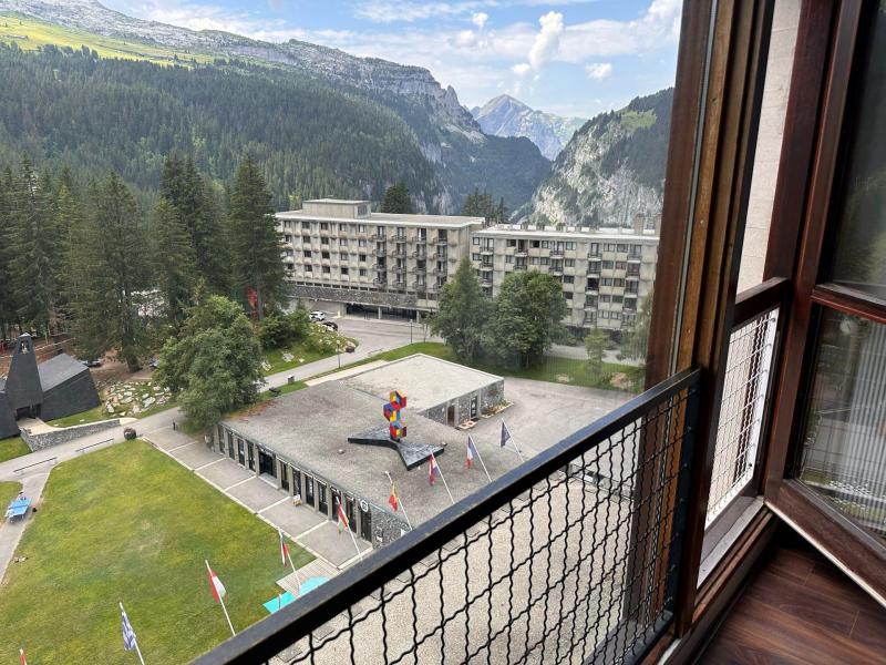 Ski verhuur Appartement 3 kamers 6 personen (J8) - Résidence Cassiopée - Flaine - Balkon