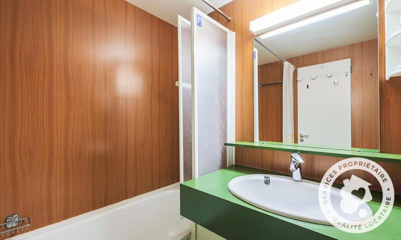 Urlaub in den Bergen Studio für 4 Personen (Confort 26m²-2) - Résidence Gémeaux - Maeva Home - Flaine - Badewanne