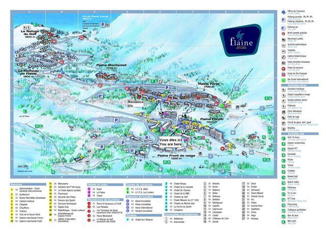 Alquiler al esquí Résidence Iris - Flaine - Plano