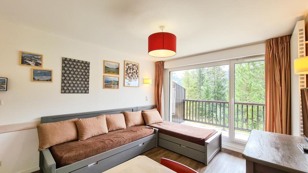 Rent in ski resort 2 room apartment 4 people (06) - Résidence les Pléiades - Flaine - Living room