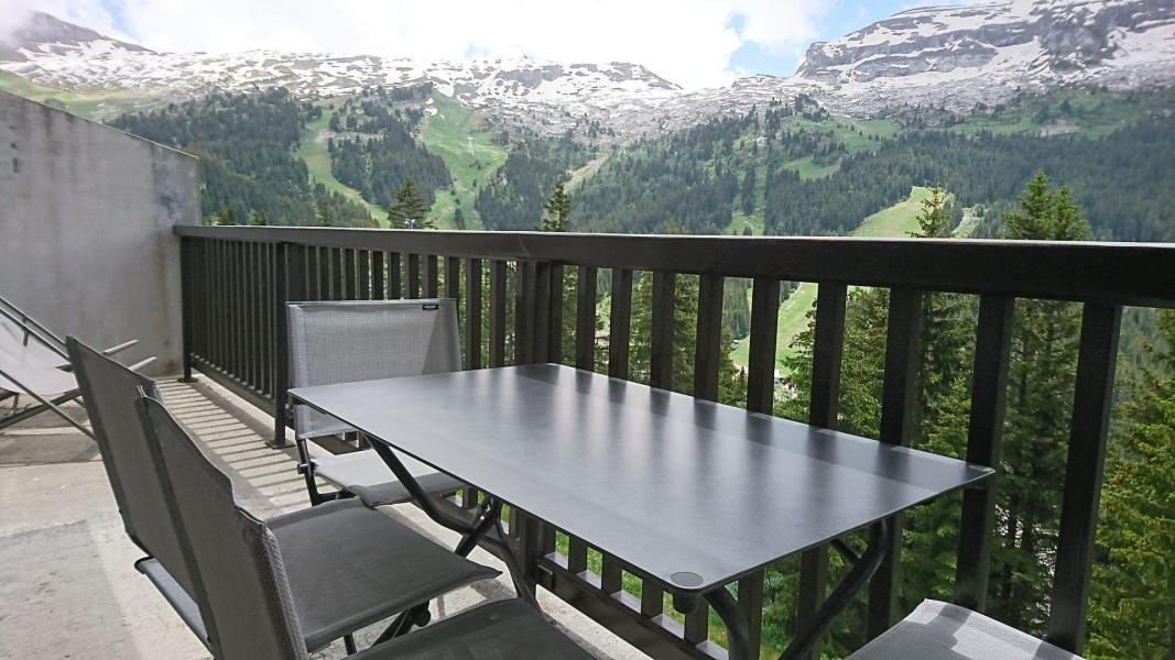 Rent in ski resort 2 room apartment 4 people (36) - Résidence les Pléiades - Flaine - Balcony