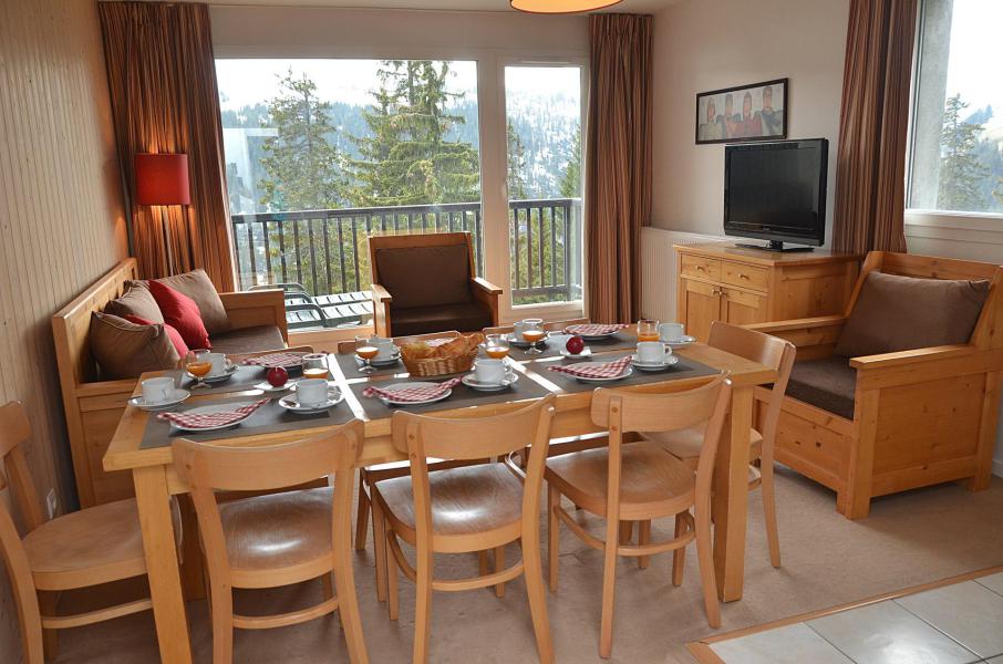 Rent in ski resort 3 room apartment 8 people (41) - Résidence les Pléiades - Flaine - Living room