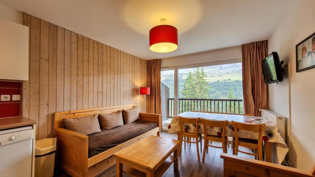 Location au ski Appartement 2 pièces cabine 6 personnes (12) - Résidence les Pléiades - Flaine - Séjour