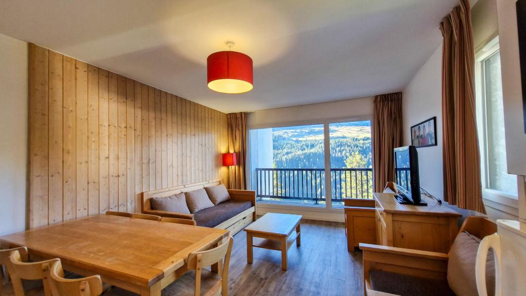 Ski verhuur Appartement 3 kamers 8 personen (41) - Résidence les Pléiades - Flaine - Woonkamer