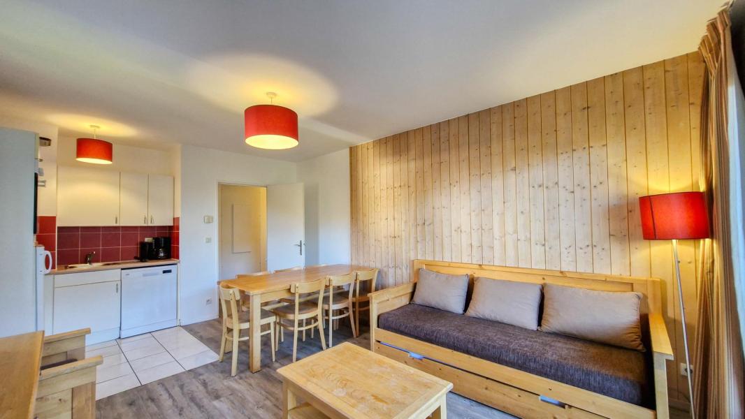 Ski verhuur Appartement 3 kamers 8 personen (41) - Résidence les Pléiades - Flaine - Woonkamer