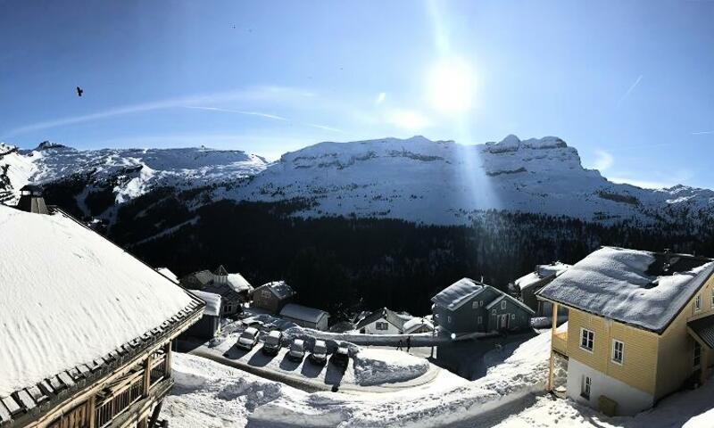 Аренда на лыжном курорте Résidence les Portes du Grand Massif - MH - Flaine - зимой под открытым небом