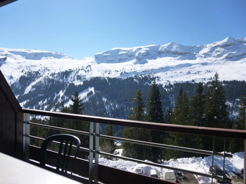 Rent in ski resort 2 room apartment 4 people (128) - Résidence les Terrasses d'Eos - Flaine - Winter outside