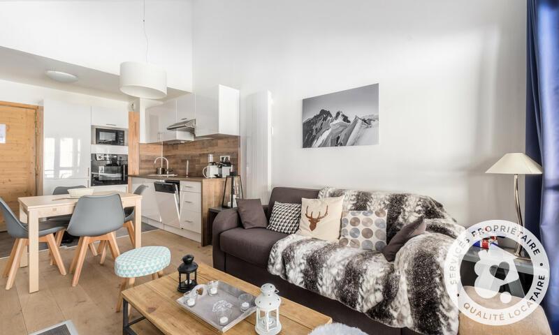 Holiday in mountain resort 3 room apartment 6 people (Sélection 42m²-5) - Résidence les Terrasses d'Eos - Maeva Home - Flaine - Living room