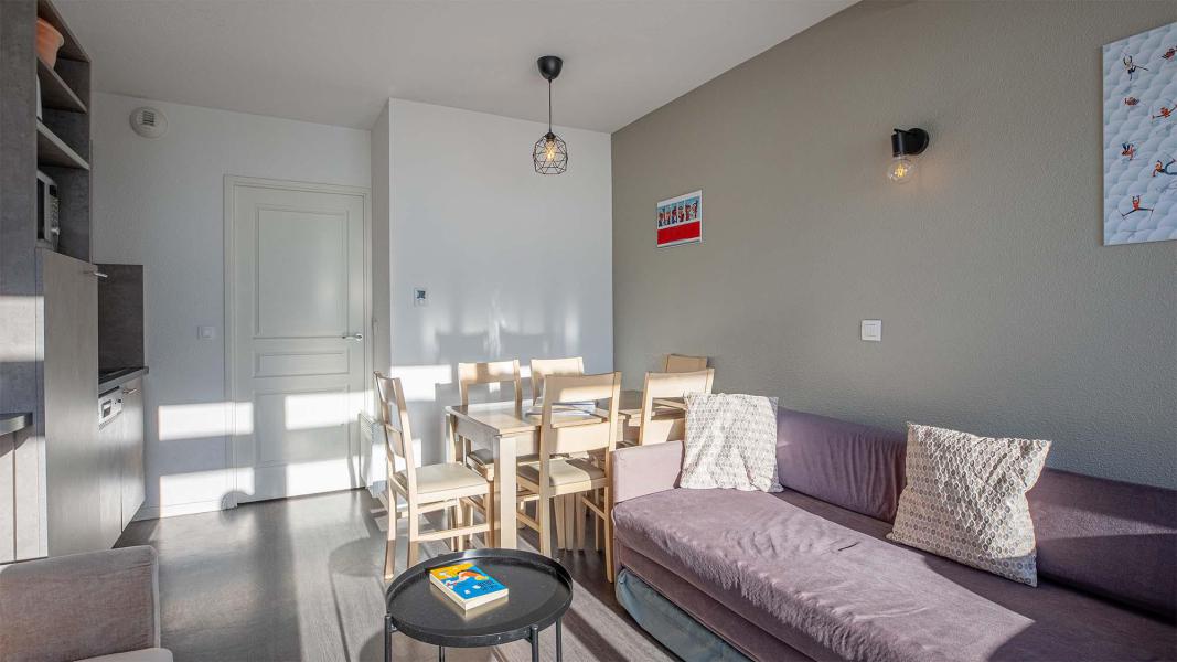 Skiverleih 3 Zimmer Maisonettewohnung für 6 Personen (BCF) - Résidence les Terrasses de Veret - Flaine - Wohnzimmer