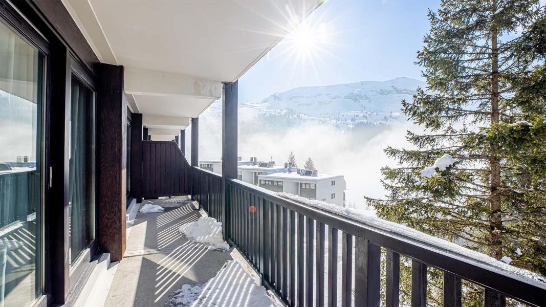 Rent in ski resort 4 room apartment sleeping corner 10 people (BDT) - Résidence les Terrasses de Veret - Flaine - Balcony