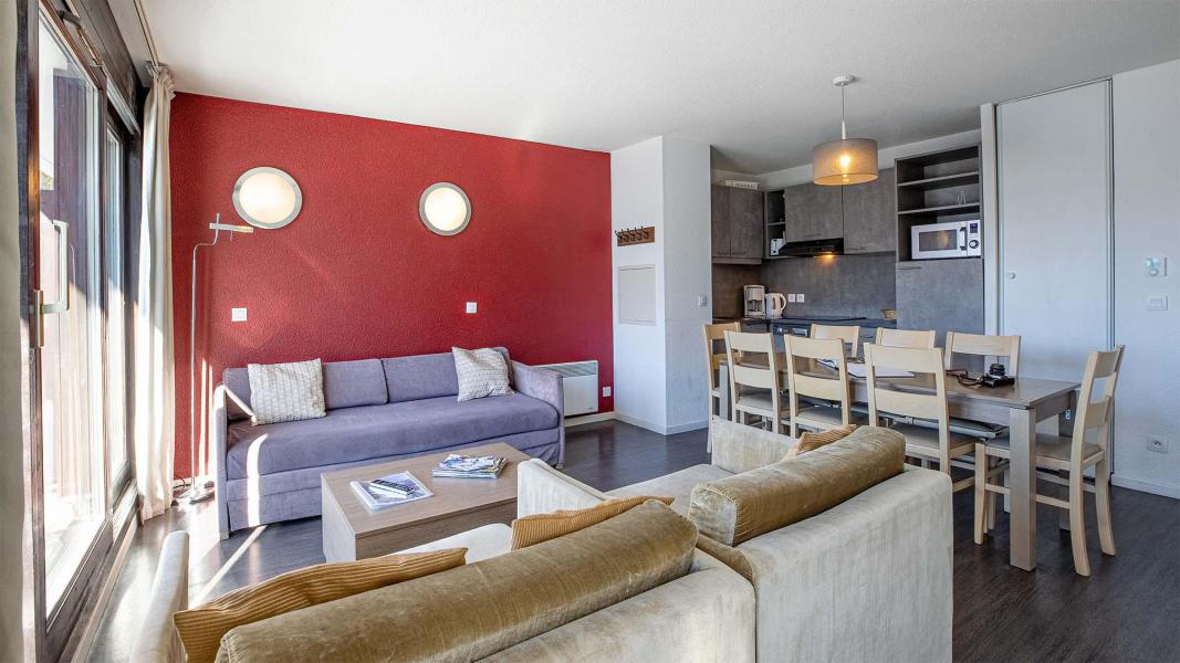 Skiverleih 4-Zimmer-Appartment für 8 Personen (BDF) - Résidence les Terrasses de Veret - Flaine - Wohnzimmer