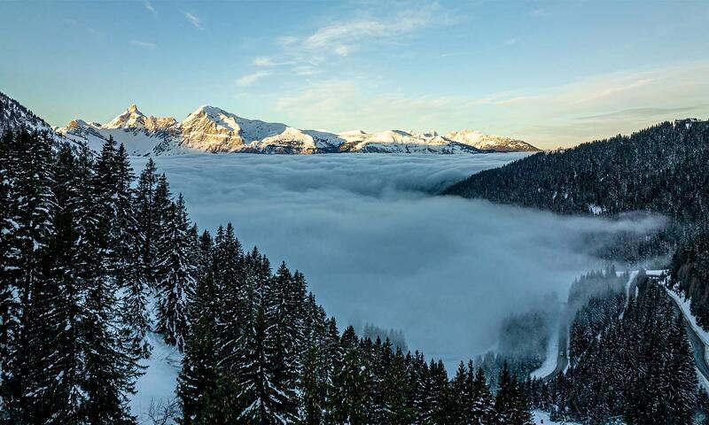 Ski verhuur Résidence Les Terrasses de Véret *** - MH - Flaine - Buiten winter