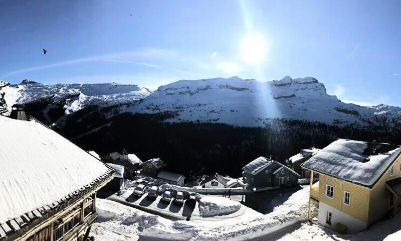 Urlaub in den Bergen Résidence Refuge du Golf 2 - MH - Flaine - Draußen im Winter