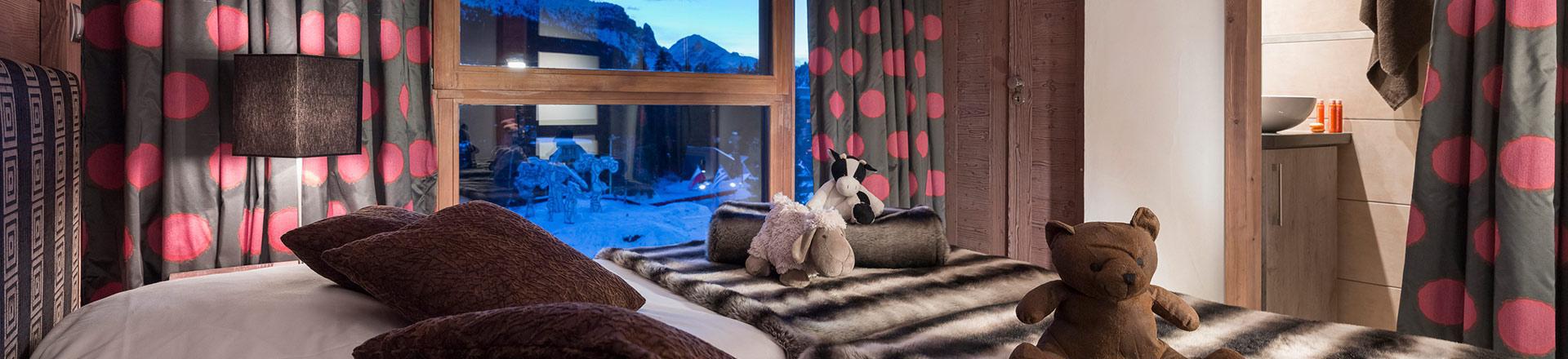 Skiverleih Résidence Boutique Le Centaure - Flaine - Schlafzimmer