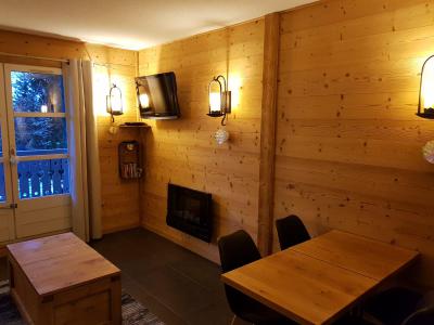 Ski verhuur Studio bergnis 4 personen (C1) - Chalet de l'Arbaron - Flaine - Woonkamer