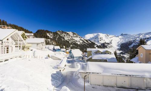 Ski verhuur Chalet 7 kamers 12 personen (Prestige 180m²) - Les Chalets de Flaine Hameau - Maeva Home - Flaine - Buiten winter