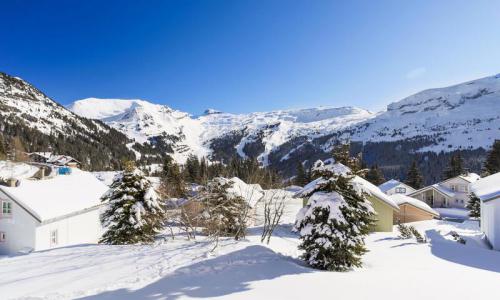 Vacances en montagne Chalet 3 pièces 8 personnes (Confort 84m²) - Les Chalets de Flaine Hameau - Maeva Home - Flaine - Extérieur hiver