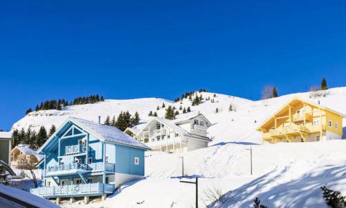 Аренда на лыжном курорте Les Chalets de Flaine Hameau - MH - Flaine - зимой под открытым небом