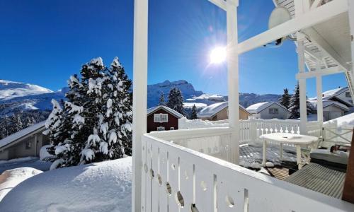 Wynajem na narty Les Chalets de Flaine Hameau - MH - Flaine - Zima na zewnątrz