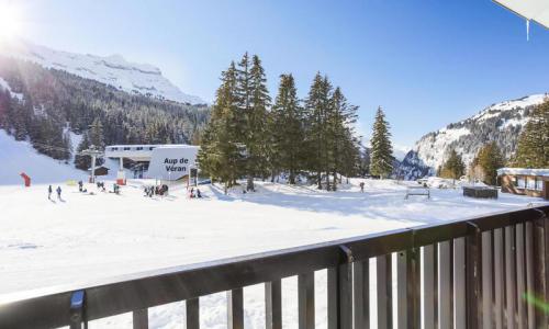 Location au ski Studio 4 personnes (Budget 18m²-1) - Résidence Antarès - Maeva Home - Flaine - Extérieur hiver