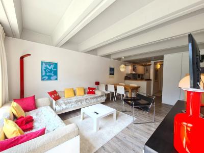 Skiverleih 3-Zimmer-Appartment für 8 Personen (G2) - Résidence Cassiopée - Flaine - Wohnzimmer