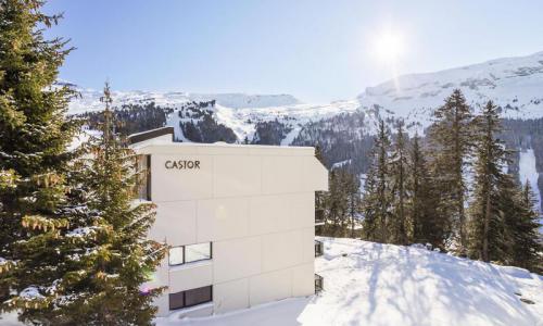 Location au ski Résidence Castor - MH - Flaine - Extérieur hiver