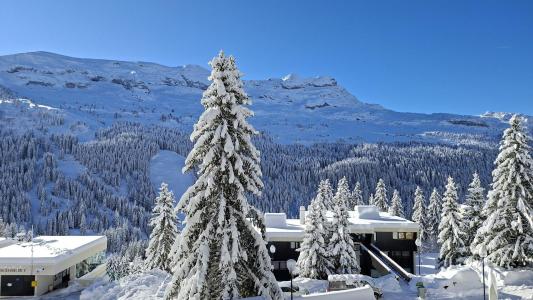 Ski verhuur Appartement 2 kamers 5 personen (220) - Résidence de la Forêt - Flaine - Buiten winter