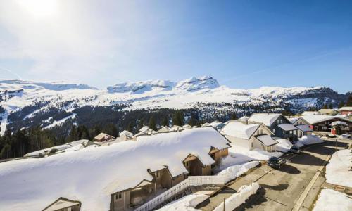 Vacances en montagne Studio 4 personnes (Confort 27m²-2) - Résidence les Châteaux de Crans - Maeva Home - Flaine - Extérieur hiver