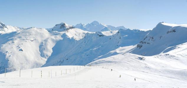 Ski verhuur Résidence les Terrasses de Veret - Flaine - Buiten winter