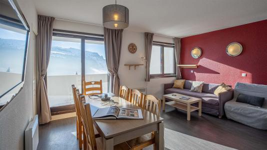 Location au ski Appartement 3 pièces 7 personnes (BCQ) - Résidence les Terrasses de Veret - Flaine - Séjour