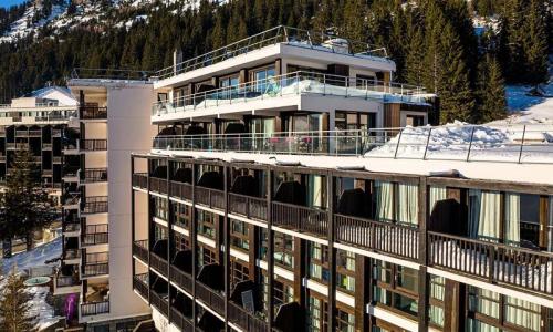 Аренда на лыжном курорте Résidence Les Terrasses de Véret *** - MH - Flaine - зимой под открытым небом