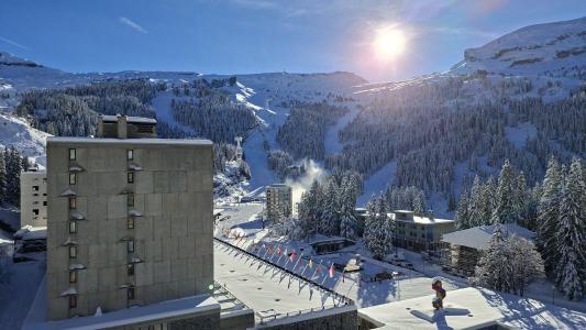 Skiverleih Résidence Véga - Flaine - Draußen im Winter