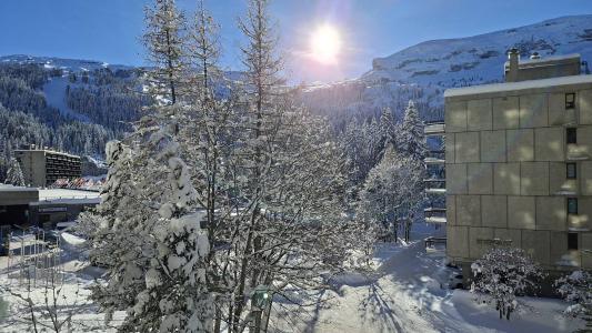 Ski verhuur Appartement 3 kamers bergnis 8 personen (W22) - Résidence Véga - Flaine - Buiten winter