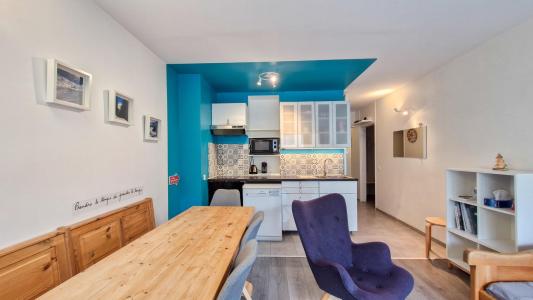 Ski verhuur Appartement 3 kamers bergnis 8 personen (W22) - Résidence Véga - Flaine - Woonkamer