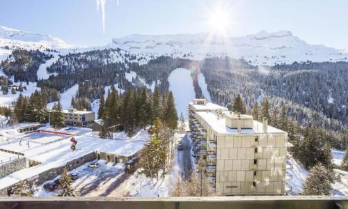 Ski verhuur Studio 4 personen (Confort 25m²-8) - Résidence Véga - Maeva Home - Flaine - Buiten winter