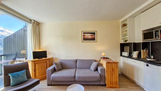 Skiverleih Studio für 4 Personen (63) - Résidence Véga - Flaine - Wohnzimmer