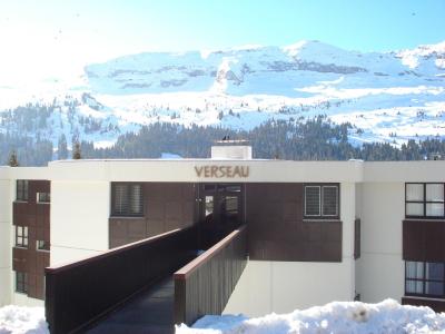 Skiverleih Résidence Verseau - Flaine - Draußen im Winter