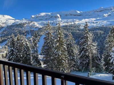 Ski verhuur Appartement 3 kabine kamers 6 personen (207) - Résidence Verseau - Flaine - Balkon
