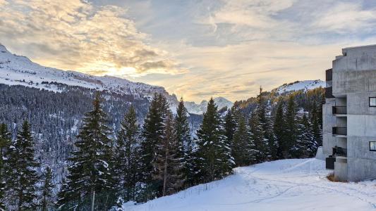 Ski verhuur Appartement 3 kabine kamers 6 personen (207) - Résidence Verseau - Flaine - Balkon