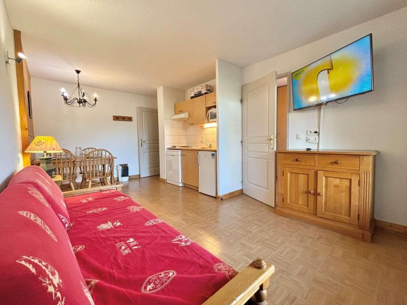 Rent in ski resort 2 room apartment 4 people (B8H) - Chalets des Evettes - Flumet - Living room