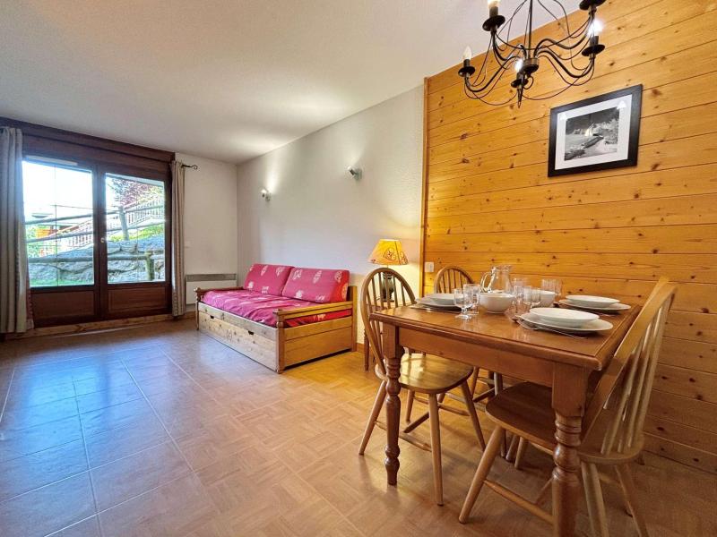 Rent in ski resort 2 room apartment 4 people (B8H) - Chalets des Evettes - Flumet - Living room