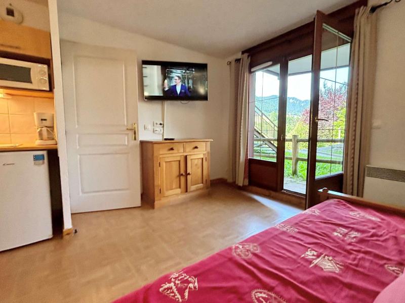 Skiverleih 2-Zimmer-Appartment für 4 Personen (B8H) - Chalets des Evettes - Flumet - Wohnzimmer