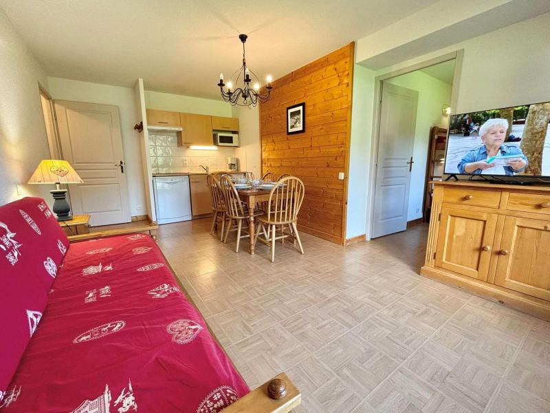 Rent in ski resort 3 room apartment 6 people (C11H) - Chalets des Evettes - Flumet - Living room