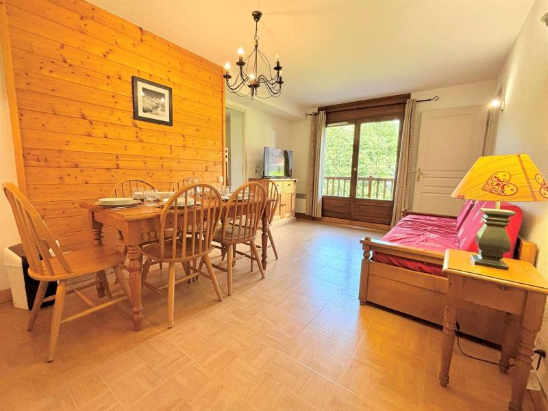 Skiverleih 3-Zimmer-Appartment für 6 Personen (C11H) - Chalets des Evettes - Flumet - Wohnzimmer