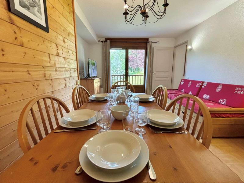 Skiverleih 3-Zimmer-Appartment für 6 Personen (C11H) - Chalets des Evettes - Flumet - Wohnzimmer