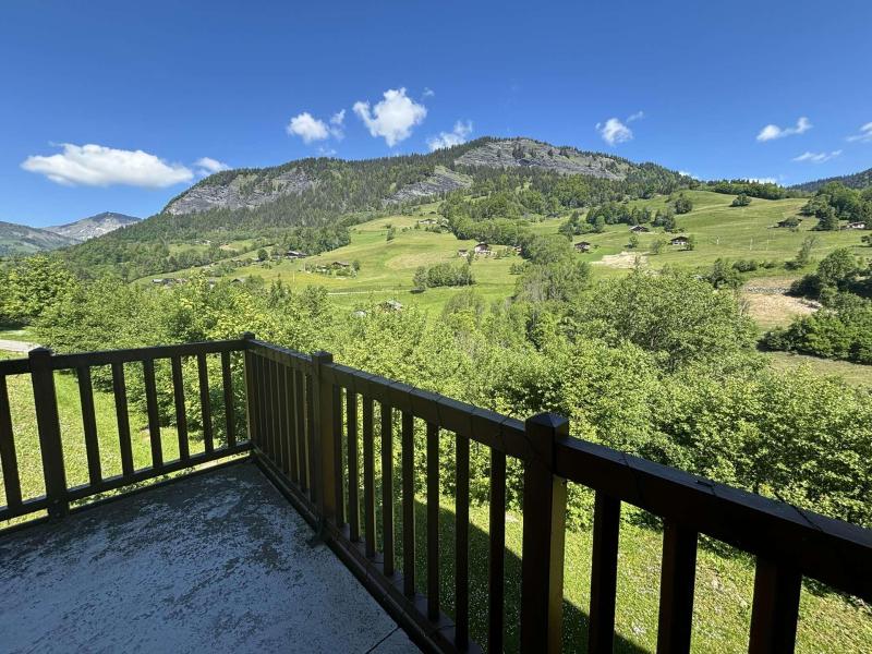 Wynajem na narty Apartament 2 pokojowy 4 osób (09) - Chalets des Evettes - Flumet - Taras