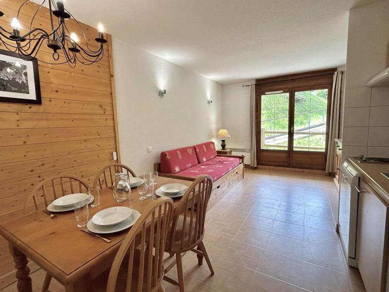 Ski verhuur Appartement 2 kamers 4 personen (PSA120) - Chalets des Evettes - Flumet - Woonkamer