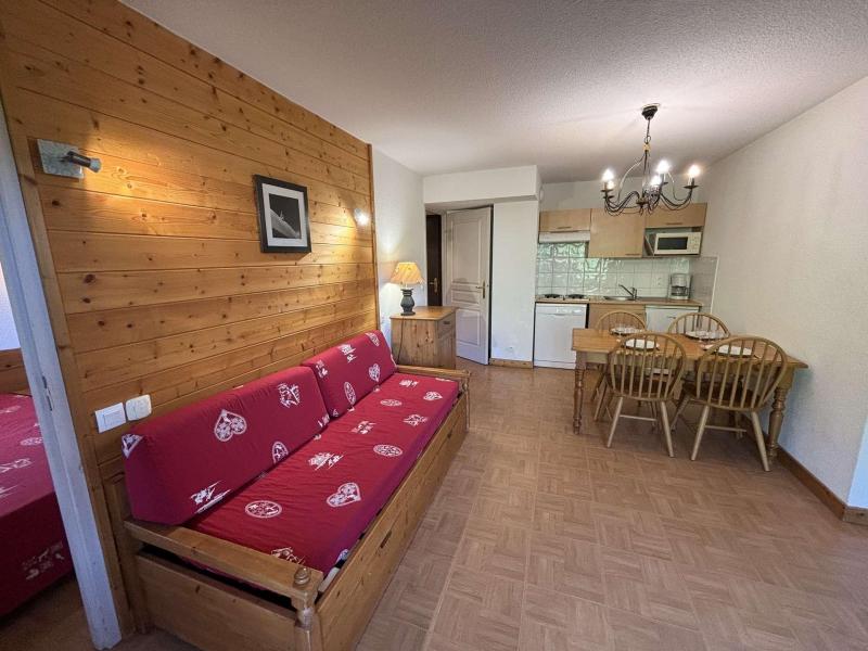 Ski verhuur Appartement 3 kamers 6 personen (120-A2H) - Chalets des Evettes - Flumet - Woonkamer